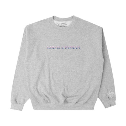 god is a woman by Ariana Grande - puff print crewneck - shop now at Universal Music store