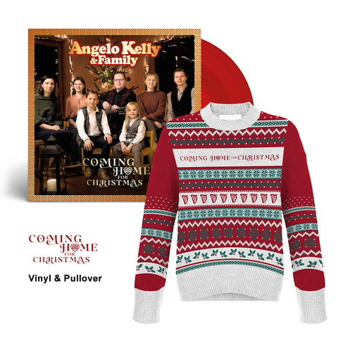 Coming Home For Christmas (Ltd. X-Mas Vinyl Bundle) von Angelo Kelly & Family - LP + Weihnachtspulli jetzt im Universal Music Store