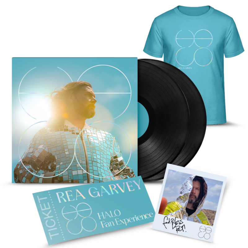 HALO von Rea Garvey - Schwarze 2LP + Ticket + T-Shirt + Signiertes Foto jetzt im Universal Music Store